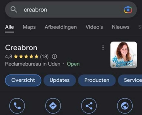 google mijn bedrijf vormgeven